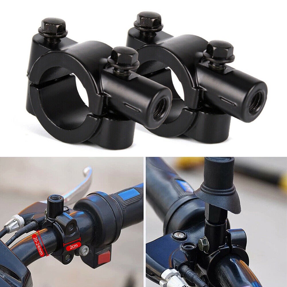 Mirror Mounts Bar Black Brand Handle Inch Made From Good Alluminum Alloy