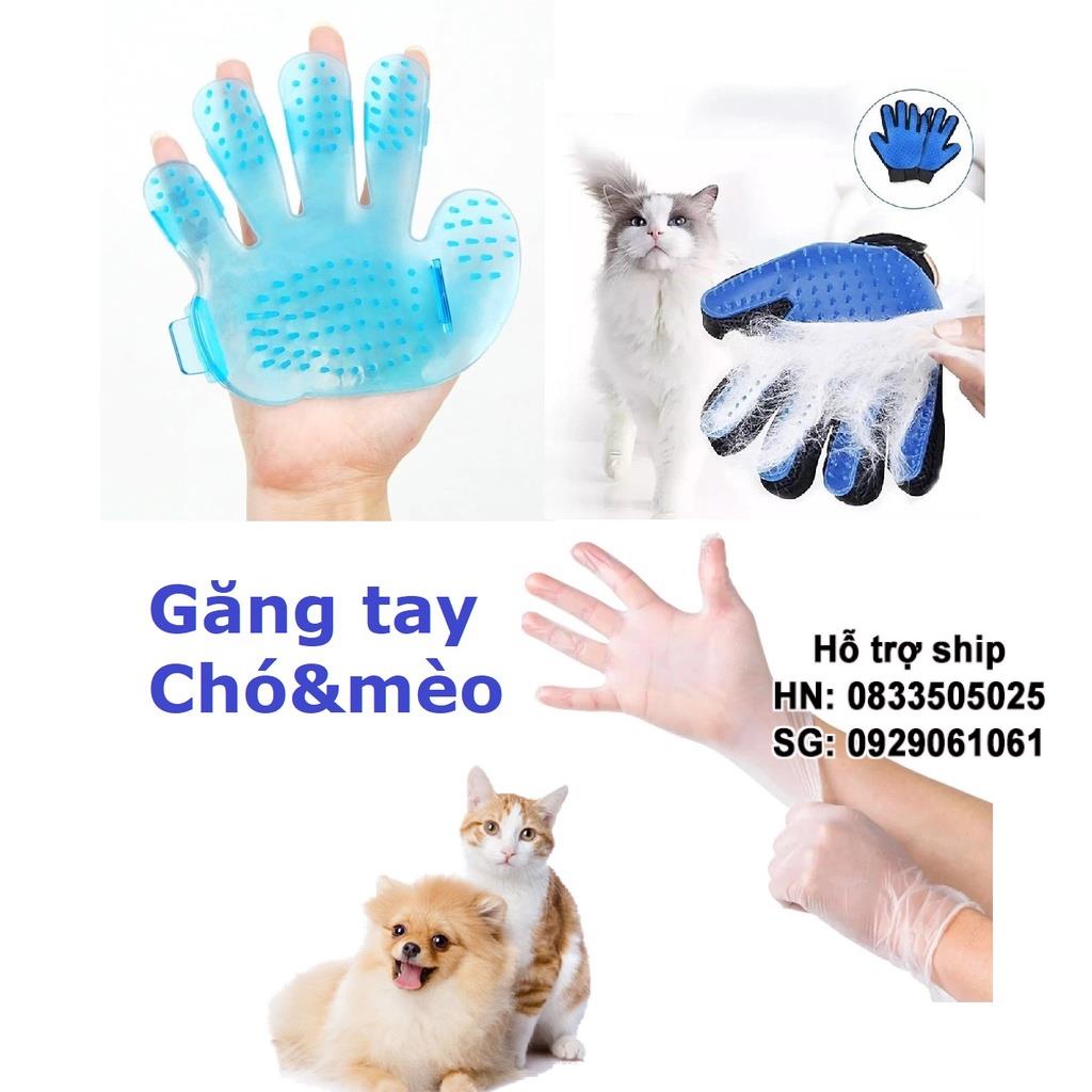 Doremiu- 1 chiếc Găng tay tắm chó mèo bằng nhựa dẻo găng tay mát xa cho thú cưng