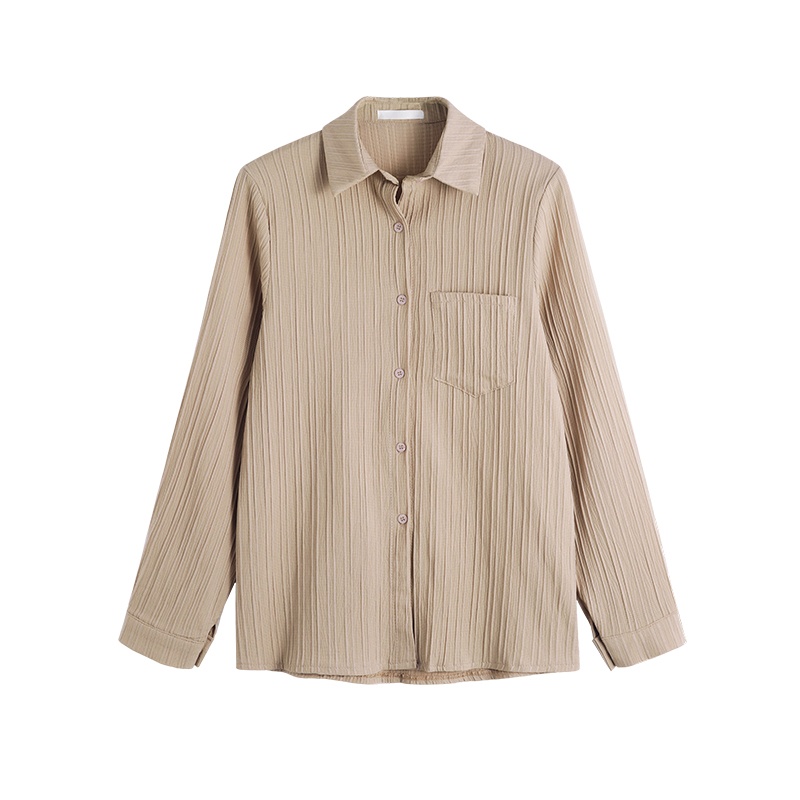 Áo Sơ Mi Nữ Tay Dài Kẻ Sọc Thời Trang Thanh Lịch Cho Nữ