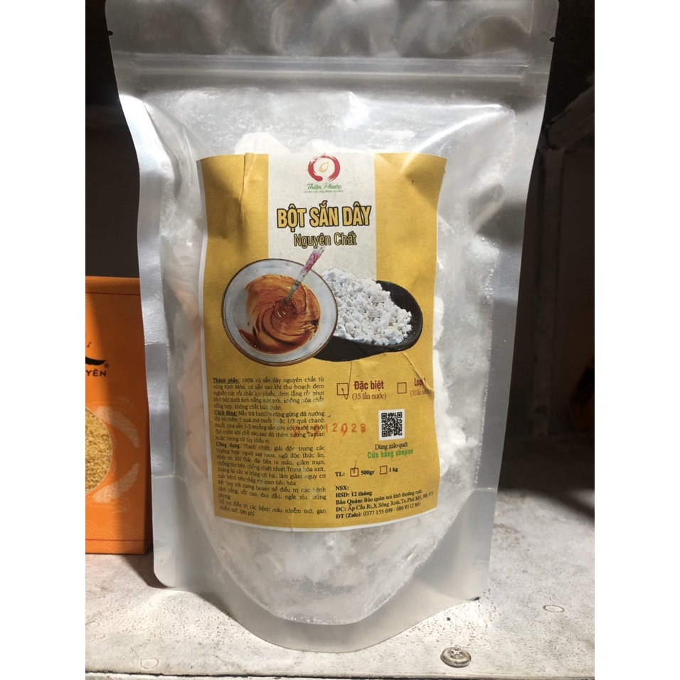 Bột sắn dây loại đặc biệt lọc 35 lần nước theo PP Ohsawa gói 500g