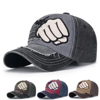 Mũ Lưỡi Trai Thêu Hình Nắm Đấm Cá Tính