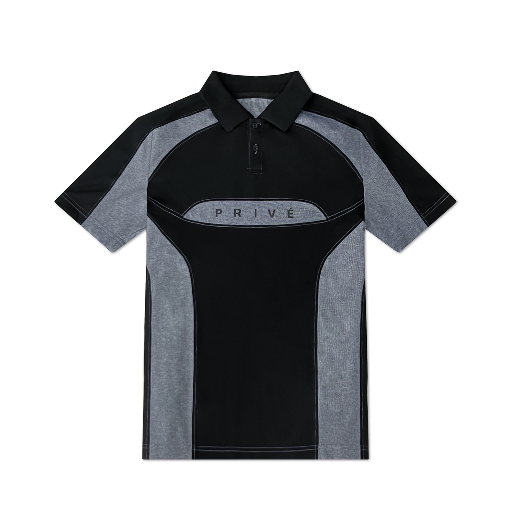 DVRK - Áo Thun Có Cổ Tay Ngắn Privé Two-Tone Slim Fit Polo -DVRK-23SS