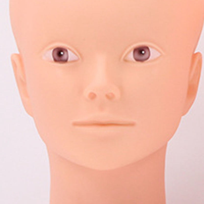 Đầu Ma Nơ Canh Bằng Silicon Mềm Dùng Luyện Tập Nối Mi Chuyên Nghiệp