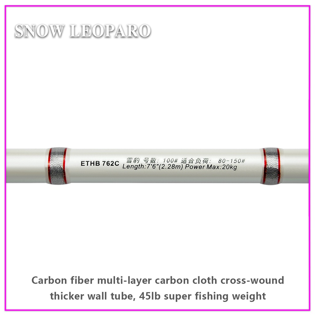 Cần Câu Cá 6ft / 7ft / 7.5ft 45lb 3 Đoạn Bằng Sợi carbon Siêu Cứng