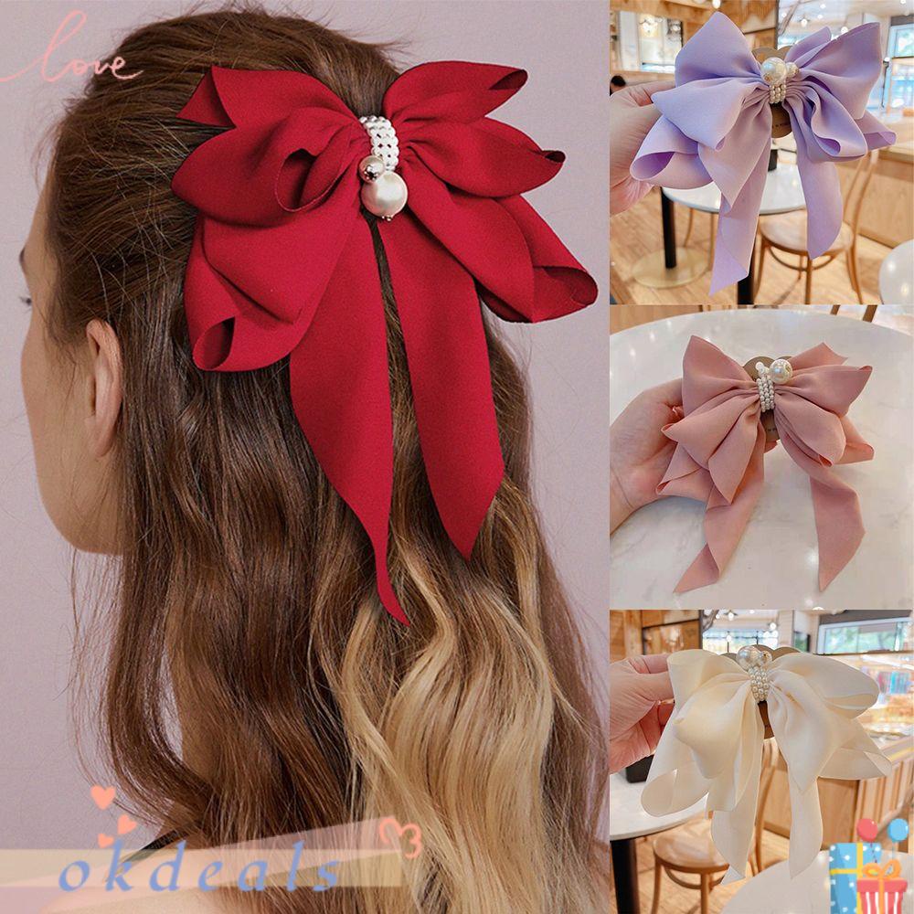 Kẹp Tóc Đuôi Ngựa Bằng Kim Loại Cho Nữ