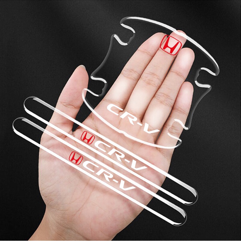 Miếng Dán Bảo Vệ Tay Nắm Cửa Trong Suốt Chống Trầy Cho Xe Hơi Honda CRV CR-V