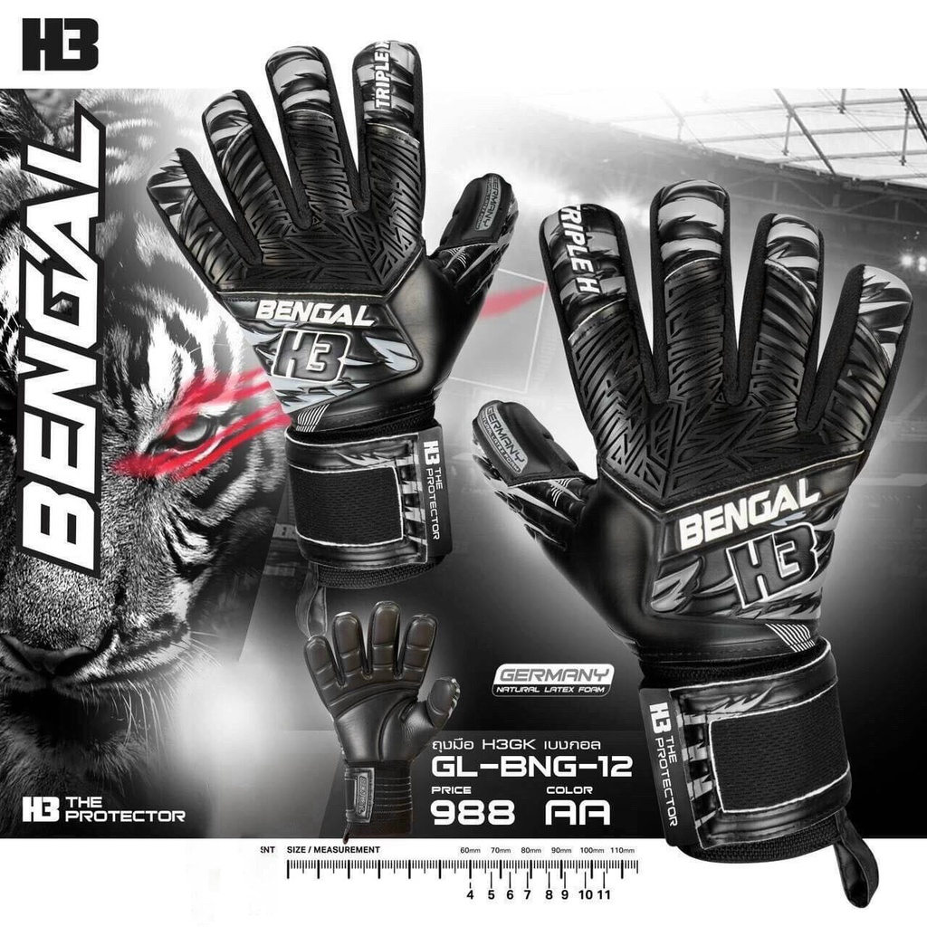 Găng Tay Thủ Môn H3 Robo Có Xương Trợ Lực Có Thể Tháo Lắp Vải Đẹp Thoáng Khí Không Bị Tuột Hàng Chính Hãng Đúng Mô Tả