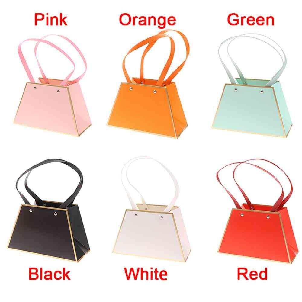 Bộ 4 Hộp Giấy Đựng Hoa Làm Quà Valentine