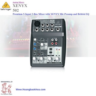 502 Analog Mixers Behringer | Mixer cơ Behringer 502