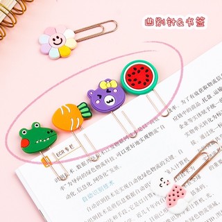 [Có quà tặng kèm] Ghim Kẹp Giấy Hoa Quả Cute