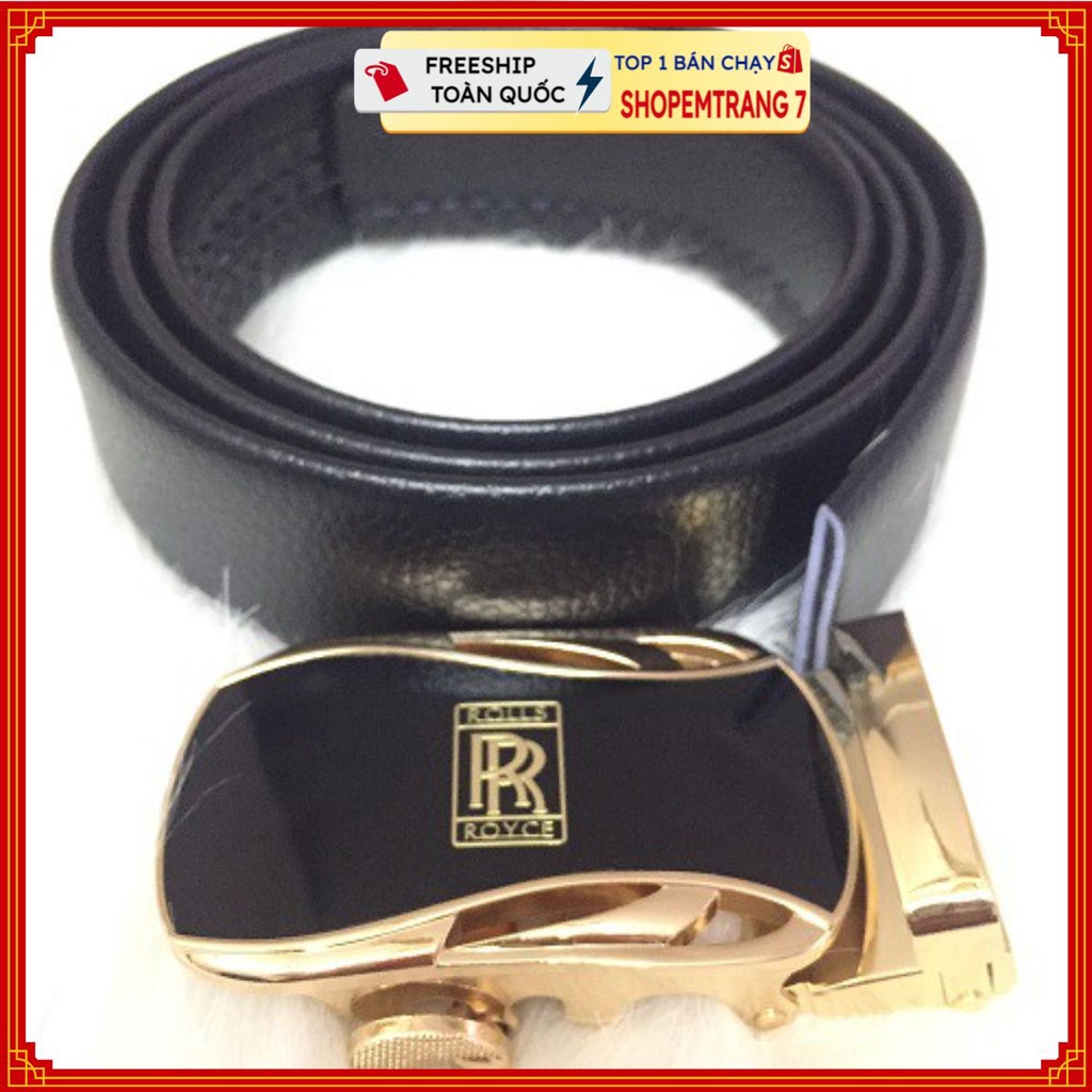[Dây lưng] Thắt Lưng Nam Hàng Hiệu Mercedes Khóa Tự Động Cao Cấp Dây Nịt Nam Da Bò 100% Chính Hãng Mạ Vàng Nam Tính CK-9