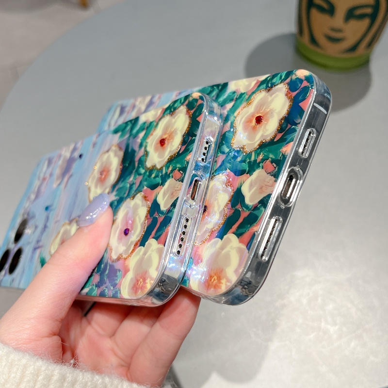 Ốp Điện Thoại Mềm Hình Hoa Đính Đá Cho Xiaomi 11T 12 12s 12X 12T 13 Pro Mi 10 10s 10T 11 Lite Poco C40 X2 F3 F2 M3 M4 Pro