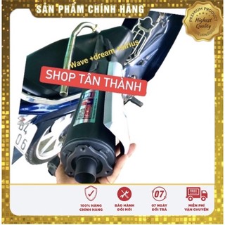 Pô uma v3 + cổ + ốp gắn xe sirius wave dream wave 110...