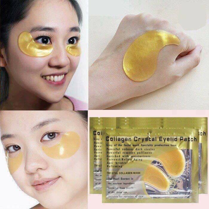 Combo 25 Miếng mặt nạ mắt collagen vàng Hàn Quốc, mask dán đắp dưỡng chống thâm quầng giảm bọng mắt.