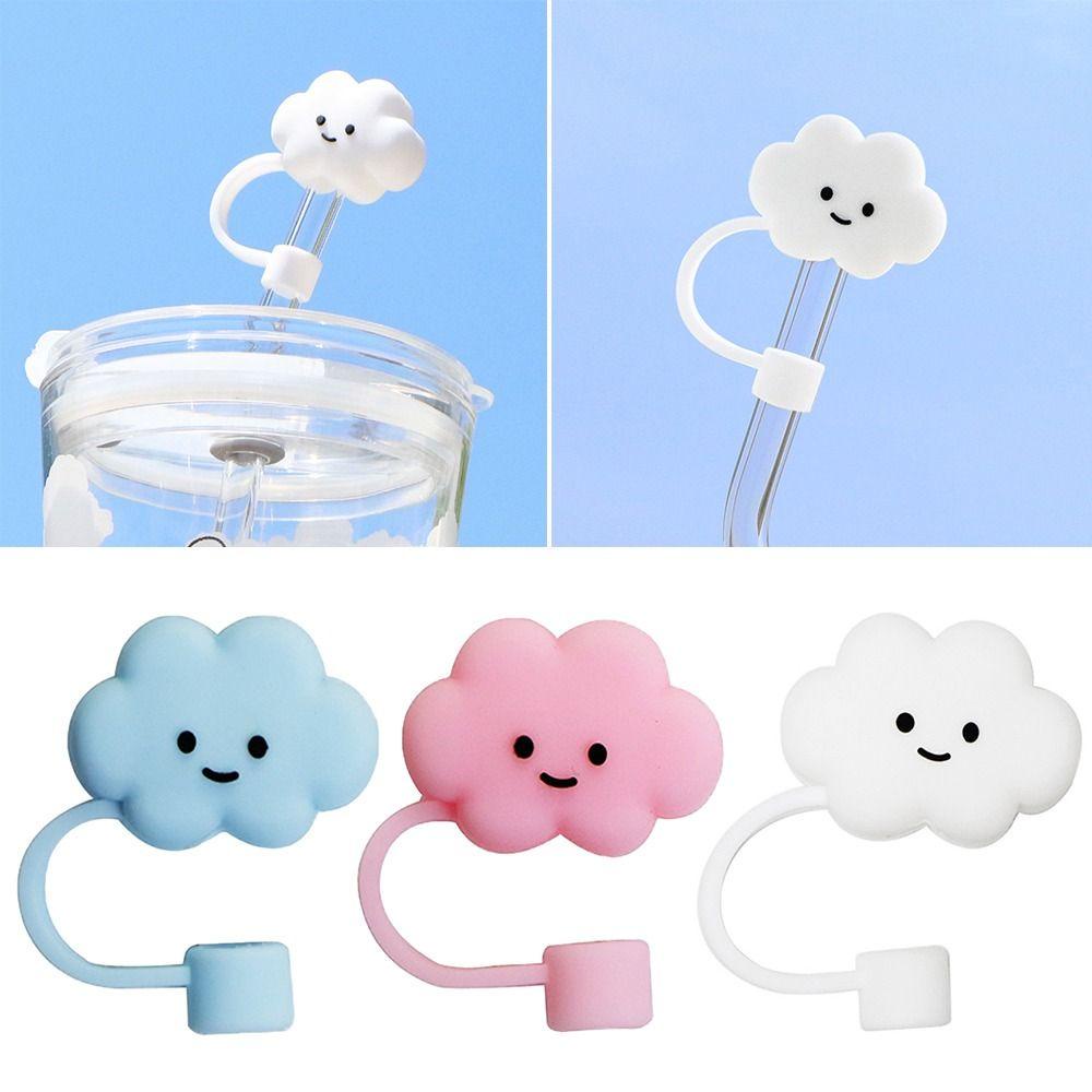 KRNY Nắp Đậy Ống Hút Bằng Silicone Màu Trơn