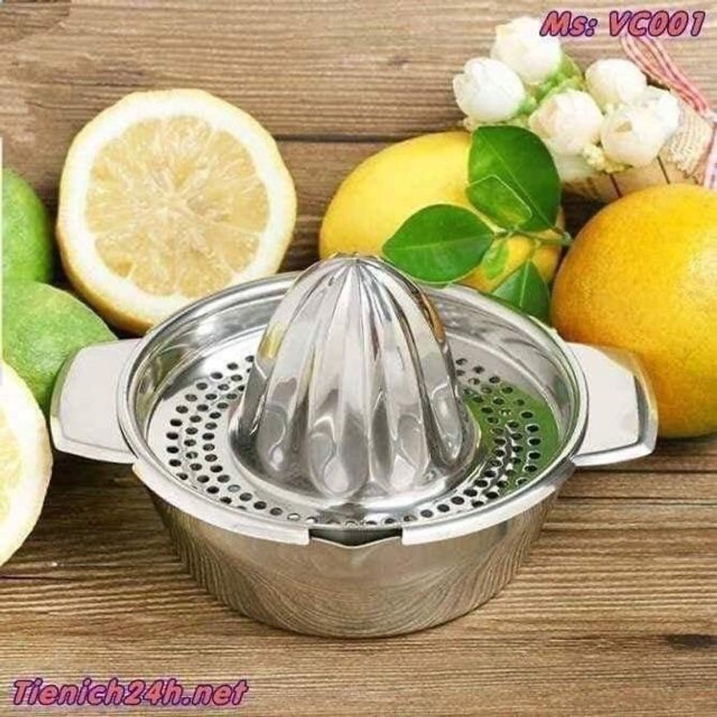 Vắt Cam Inox Cao Cấp - Dụng Cụ Vắt Cam, Ép Cam Inox, Thiết Kế Thông Minh, Tiện Lợi Khi Sử Dụng