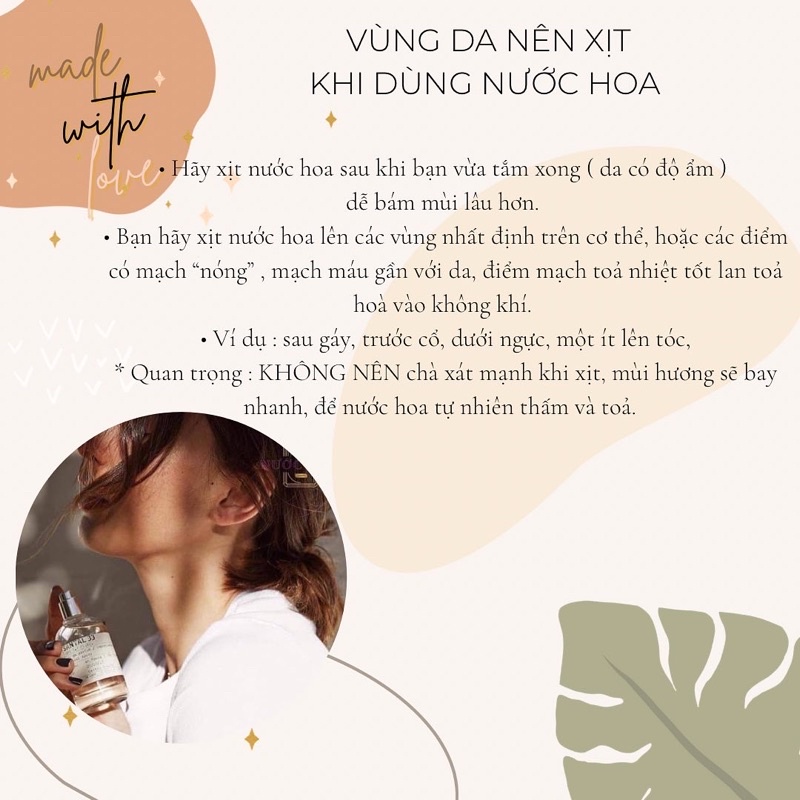 ROLLING IN LOVE - Eau de Parfum - 10ML Nước Hoa Chính Hãng