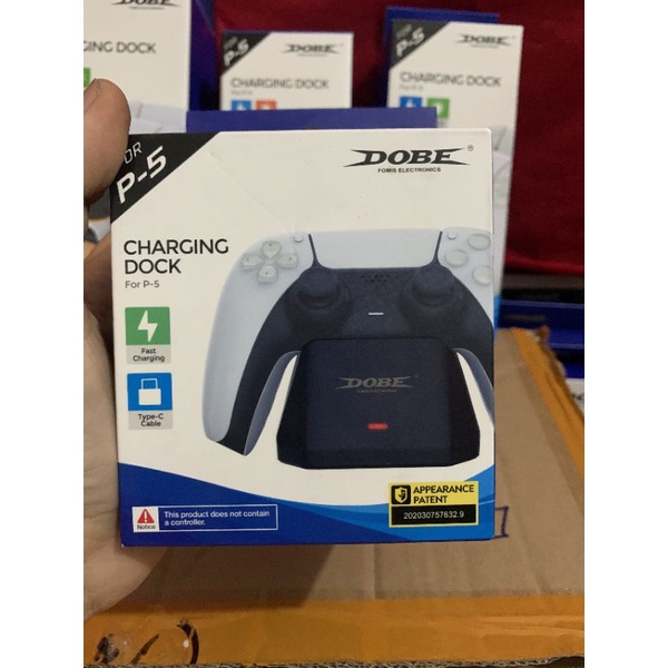 Đế sạc tay Ps5 dock sạc tay cầm ps5 sạc đơn sạc đôi ps5 hãng Dobe, kẹp tay PS5 , đế dựng tay Ps5 ,sạc tay cầm PS5 đủ mã