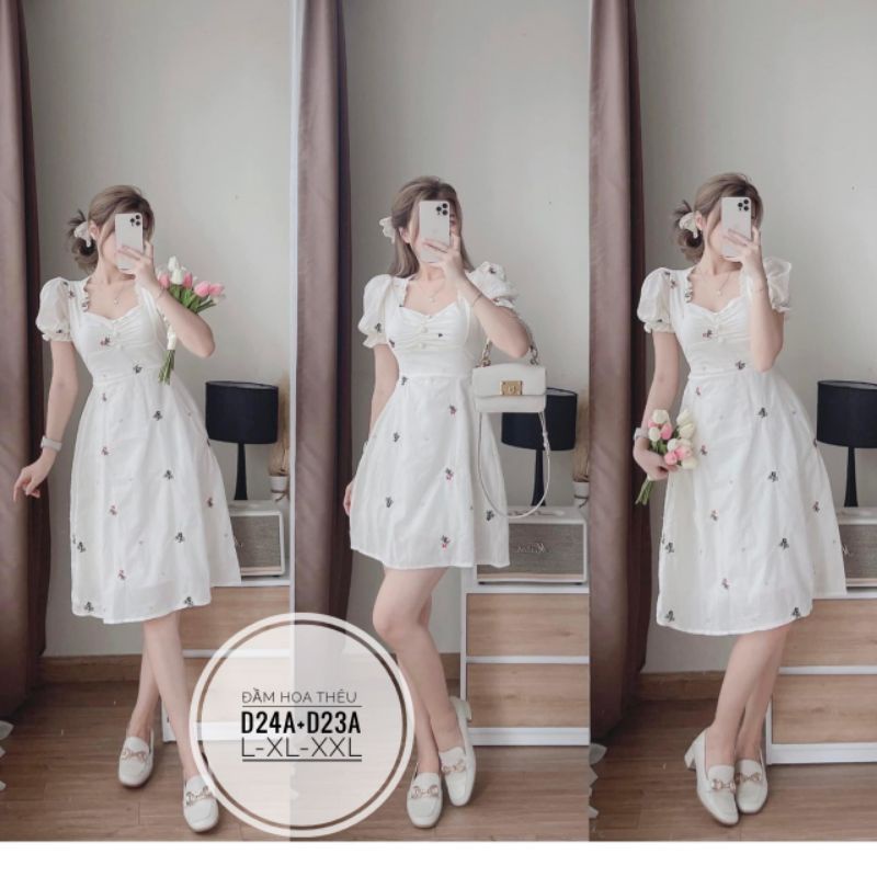 Đầm Hoa Big Size