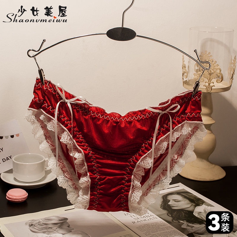 Set 3 Quần Lót Ren Plus Size Quyến Rũ Cho Nữ