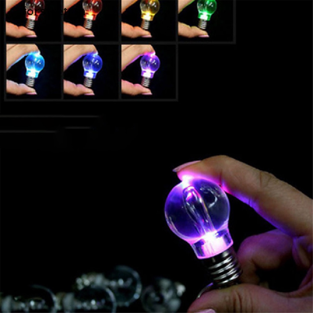 Móc Khóa Bóng Đèn LED Phát Quang Thời Trang