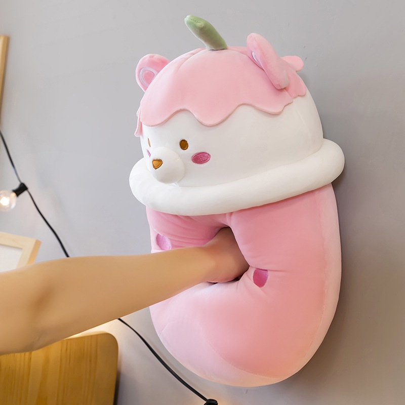 Gấu bông trà sữa dễ thương, hot trend làm gối ôm, quà tặng siêu đáng yêu