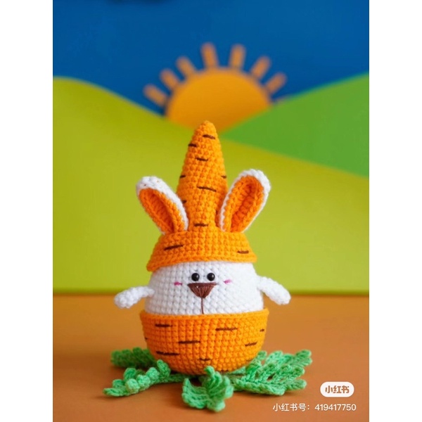 Củ cà rốt thỏ handmade