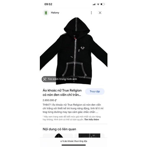 •Áo khoác thun nữ hiệu Ông địa hoạ tiết logo lấp lánh đẹp chính hãng•