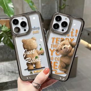 Ốp Lưng Cho Reno 7 8 Z Pro SE Pro + Lite 8Z 7Z 5G Ốp Lưng Hoạt Hình Gấu Bia Thẩm Mỹ Trong Suốt Ốp Điện Thoại