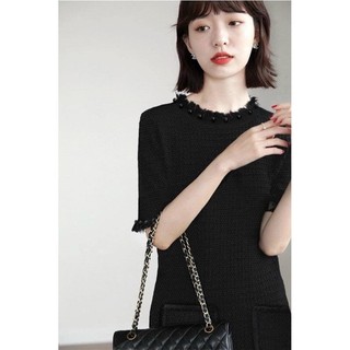 Đầm Za..ra viền cổ ngọc