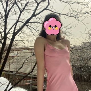Váy đầm hai dây cơ bản cột lưng 2 kiểu lụa satin D10