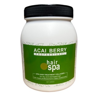 Hấp dầu phục hồi Acai Berry Spa Hair Treatment Collagen 1000ml (Pháp)