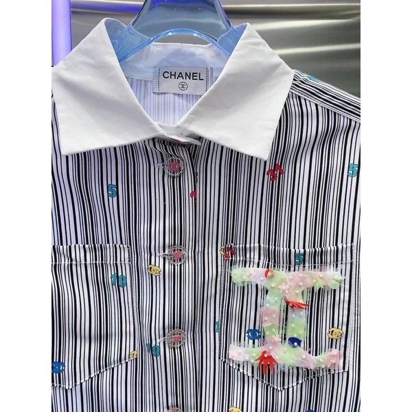 Sơ mi kẻ CN bo gấu