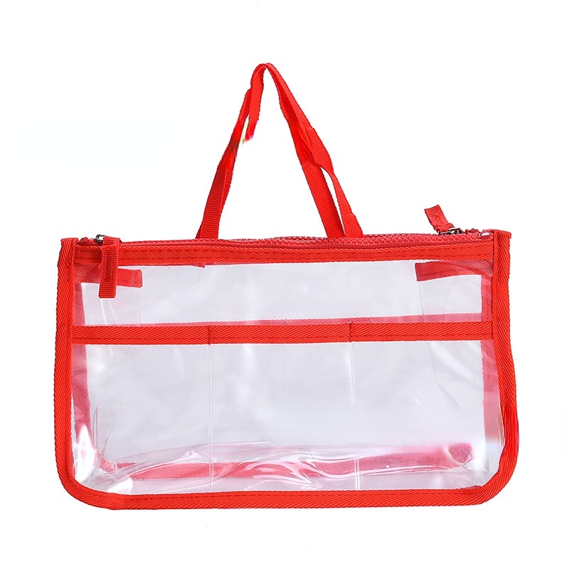 Túi Đựng Mỹ Phẩm Bằng EVA Trong Suốt Hai Lớp Có Khóa Kéo Tiện Dụng