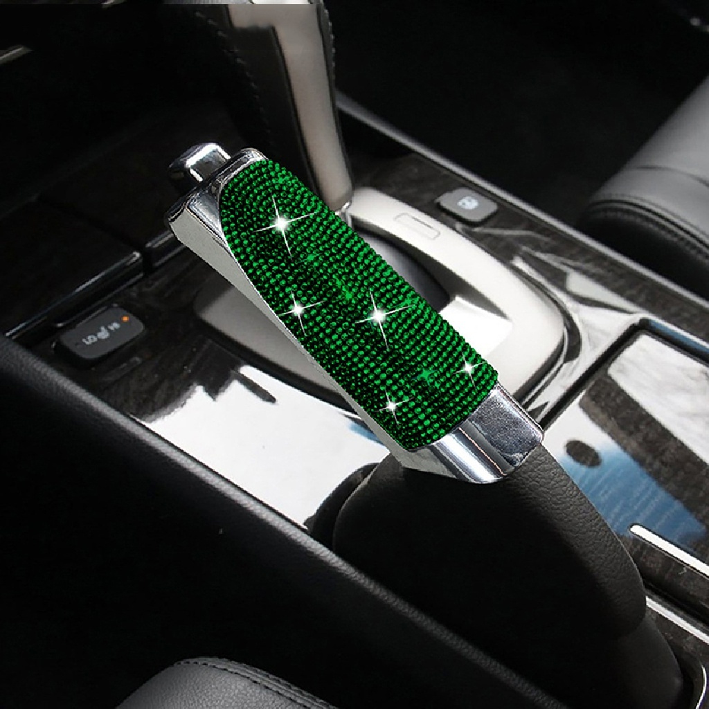 Ốp Phanh Tay Đính Đá - Bọc Phanh Tay Gắn Đá Xe Hơi