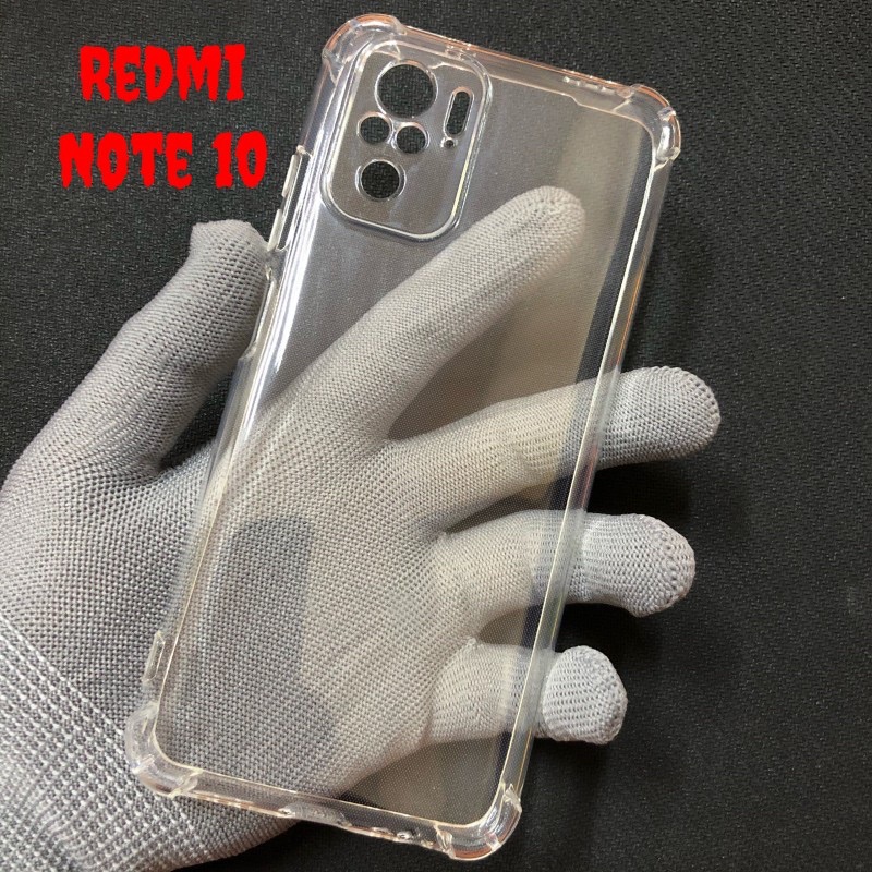 Ốp Lưng Redmi Note 10 / Note 10s / Poco M5s Dẻo Trong Suốt Chống Va Đập Có Gù Bảo Vệ 4 Gốc Silicon Cao Cấp