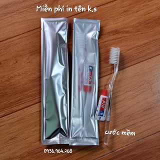 100 bàn chải túi lưng nhôm cho nhà nghỉ, khách sạn