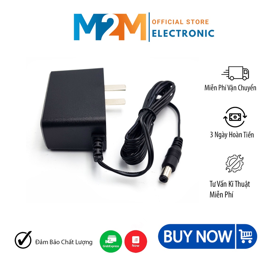 Nguồn Adapter 12V1A, Bộ Chuyển Nguồn 220VAC Xuống 12V 1A  Dùng Cho Camera, Router - Shoplinhkien.hn