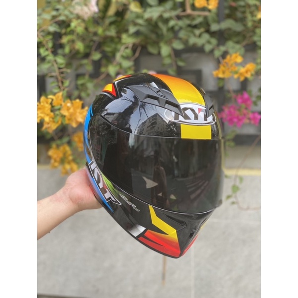 MŨ FULLFACE 2 KÍNH M266 Bản Dragon giới hạn lên logo KYT cực đẹp, Kèm túi đựng và BH 12 tháng