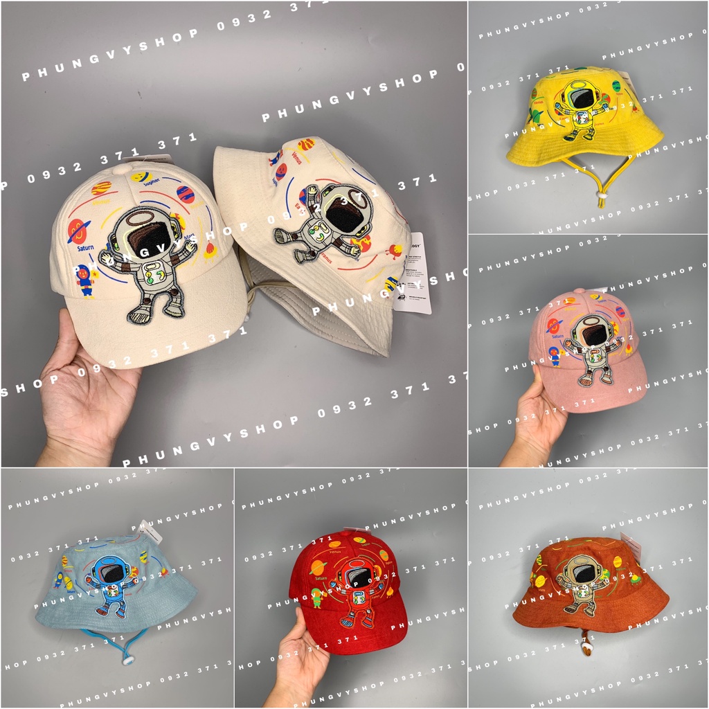 Bé 1- 3 Tuổi/ VĐ 51cm_Mũ bucket tai bèo nón lưỡi trai trẻ em BO &amp; KET trung nhung PHI HÀNH GIA - phungvyshop