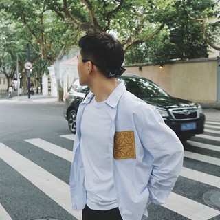 Áo Sơ Mi Sọc Unisex Cổ Điển
