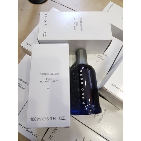 Nước hoa Tester Hugo Boss Bottled Night EDT 100ml (hộp và nắp tạm như hình)