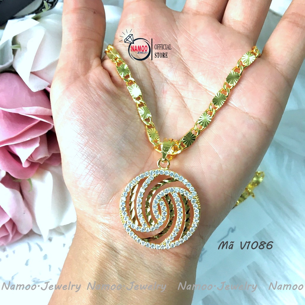 Kiềng Cổ Nữ Tinh Xảo Đính Đá Cho Phái Đẹp V1086 Namoo Jewelry