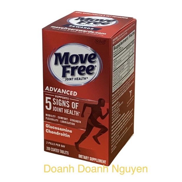 Viên bổ khớp Schiff Move Free Joint Health - hộp 200 viên