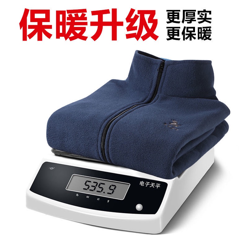 Áo Khoác Nỉ Lót Lông Cừu Dày Dặn Dáng Rộng Phong Cách Phương Tây Thời Trang Xuân Thu Cho Nam Trung Niên