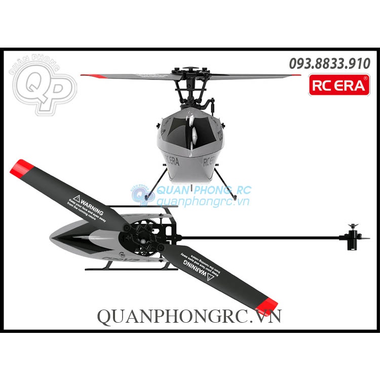Máy Bay Trực Thăng C129 V2 4CH 6 Axis Gyro Flybarless 2.4Ghz RC Helicopter With 3D Rollover RTF