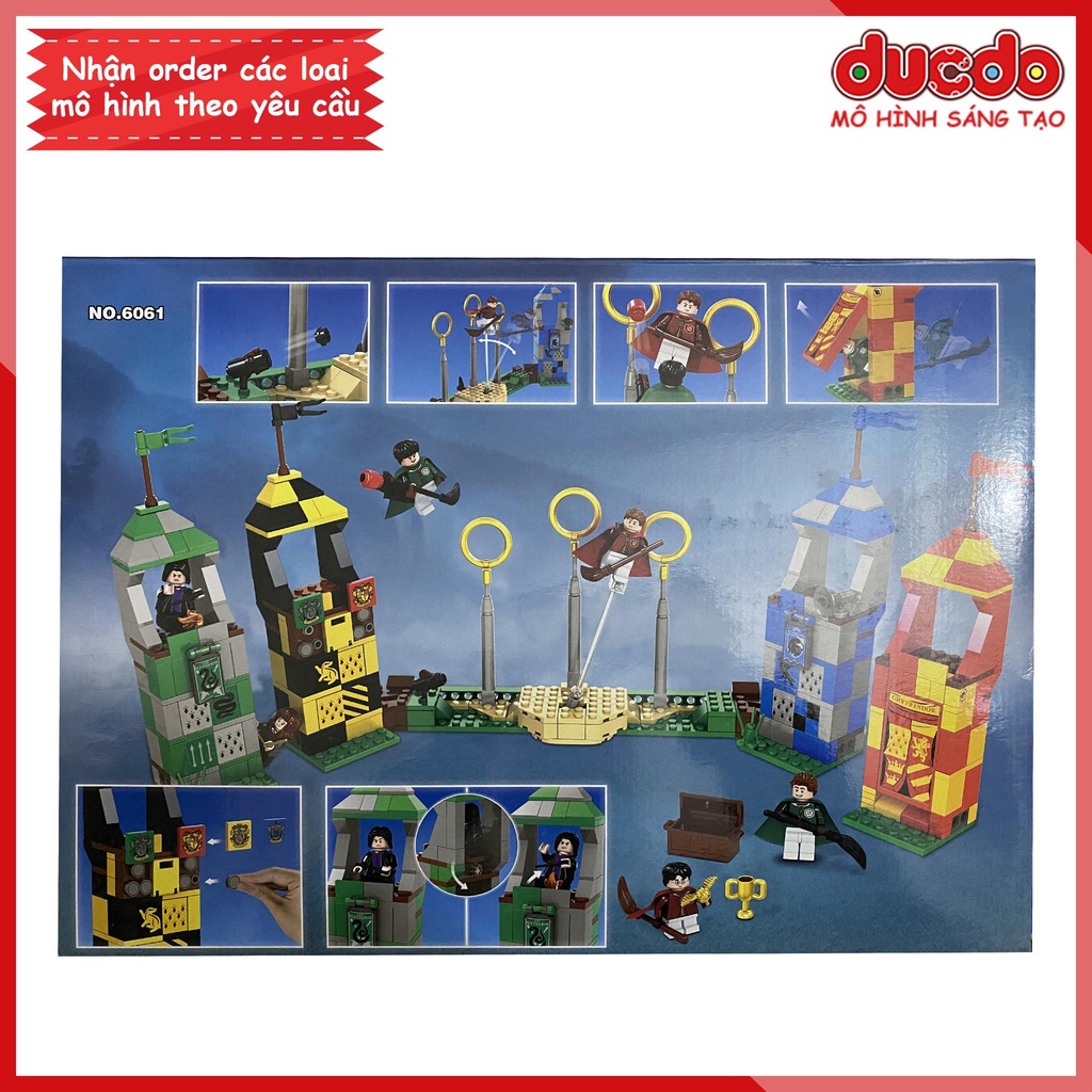 No 6061 Lắp ghép Trận Đấu Quidditch - Đồ chơi Xếp hình Mô hình Harry Potter 75956 BLA 11004