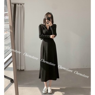 Đầm midi polo