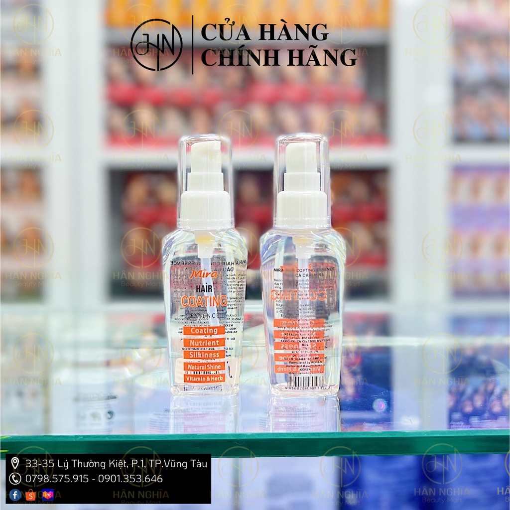 Serum, Tinh chất, Dầu bóng dưỡng tóc MIRA Hair Coat Essance 65ml giúp tóc suôn mượt dụng cụ chăm sóc tóc chuyên nghiệp