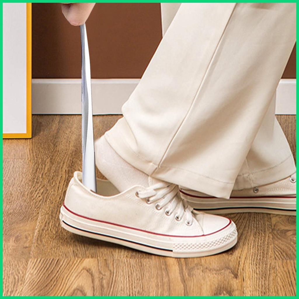 Dụng Cụ Hỗ Trợ Mang Giày Bằng Thép Không Gỉ Tay Cầm Dài Tiện Dụng Cho Nam Và Nữ